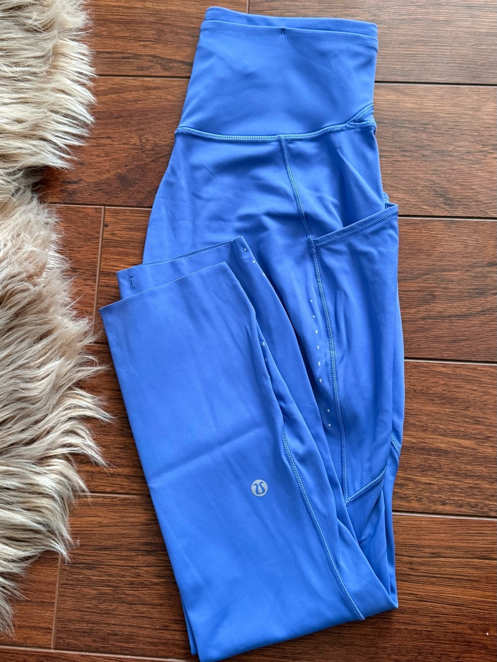 Size 6 Lululemon Fast and Free High-Rise Crop 23" *Pockets
Wild Indigo